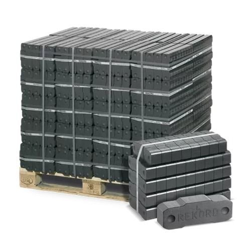 Rekord Braunkohlebriketts - Palette (25kg x 40) Gebinde 1000kg